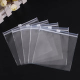10PCS Transparent Jewelry Storage Zipper Bags Self Sealing PVC Gift Bag