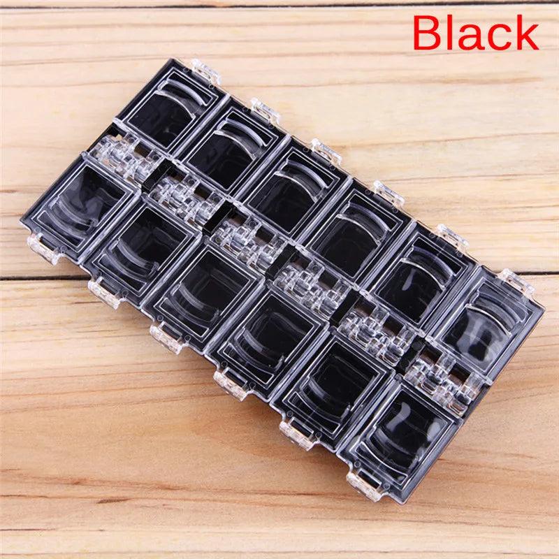 Adjustable Plastic Storage Box Case Organizer for Beads Earring Jewelry