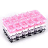 Adjustable Plastic Storage Box Case Organizer for Beads Earring Jewelry