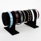 Velvet Bracelet Chain Watch T-Bar Headband Stand Holder