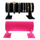Velvet Bracelet Chain Watch T-Bar Headband Stand Holder