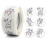 500pcs 1inch Cartoon Animal Children Sticker Label Thank You Toy Game Sticker