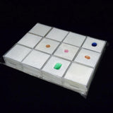 Plastic Rectangle Gem Box Gemstone Packaging Pendant Earring Organizer