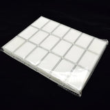 Plastic Rectangle Gem Box Gemstone Packaging Pendant Earring Organizer