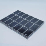 Plastic Rectangle Gem Box Gemstone Packaging Pendant Earring Organizer
