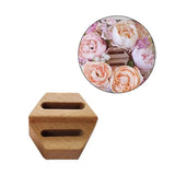 Hexagon Ring Display Stand Couples Rings Storage Tray Organizer