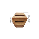 Hexagon Ring Display Stand Couples Rings Storage Tray Organizer