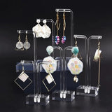 Clear Acrylic Earring Display Stand Jewelry Organizer Holder Earrings Storage