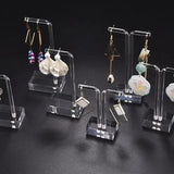 Clear Acrylic Earring Display Stand Jewelry Organizer Holder Earrings Storage