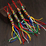 Tibetan Colorful Thread Hand-Woven Cordyceps King Kong Hanging Knot