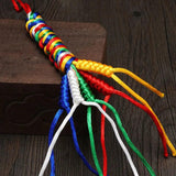 Tibetan Colorful Thread Hand-Woven Cordyceps King Kong Hanging Knot