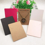 50Pcs/Lot Jewelry Display Package Card for Bracelets and Necklaces