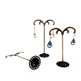 Metal Earring Stud Bracelet Organizer Holder Jewelry Rack