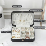 Travel Jewelry Display Organizer Earring Holder Storage Box