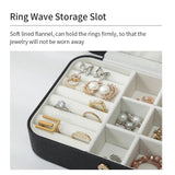 Travel Jewelry Display Organizer Earring Holder Storage Box