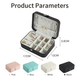 Travel Jewelry Display Organizer Earring Holder Storage Box