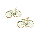 10pcs Enamel Bicycle Charm DIY Necklace Pendants