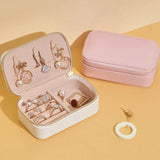Jewelry Organizer Bag for Women - Portable Travel Case for Earrings