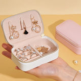 Jewelry Organizer Bag for Women - Portable Travel Case for Earrings