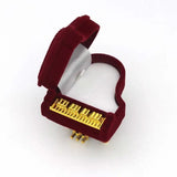 Velvet Jewelry Packaging Set for Engagement Wedding Display