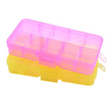 Adjustable 10 Storage Slots Organizer Box with Removable Compartments