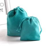 5 PCS Small Drawstring Velvet Pouch Sachet Gift Bag For Jewelry Wedding Party