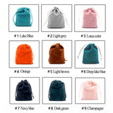 5 PCS Small Drawstring Velvet Pouch Sachet Gift Bag For Jewelry Wedding Party