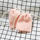 5 PCS Small Drawstring Velvet Pouch Sachet Gift Bag For Jewelry Wedding Party