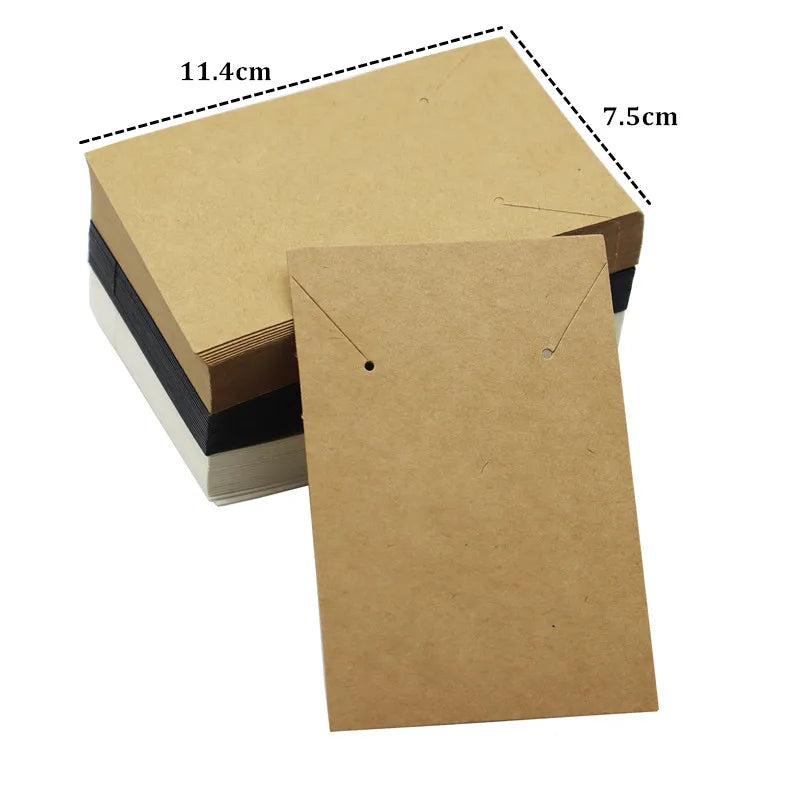 24Pcs Printed With Love Necklace Display Paper Cards