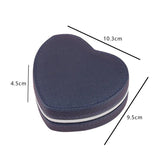 Heart Jewelry Box Women's Travel Portable Earrings Necklace Organizer