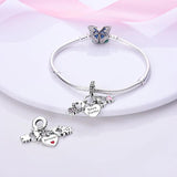 Soul Sister Love Beads Silver Dangle Charm for Bracelet Necklace