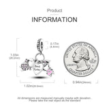 Soul Sister Love Beads Silver Dangle Charm for Bracelet Necklace