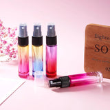 9Pcs Gradient Glass Spray Bottles 10ml for Perfume Essential Oil Storage