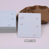 50pcs/lot Hair Clip Display Cards Packaging Cardboard Retail Holder