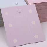 50pcs/lot Hair Clip Display Cards Packaging Cardboard Retail Holder