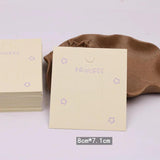 50pcs/lot Hair Clip Display Cards Packaging Cardboard Retail Holder