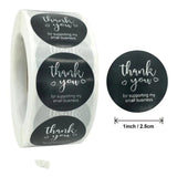 500 Clear Foil Thank You Stickers - Wedding Gift Cards Envelope Seal Label