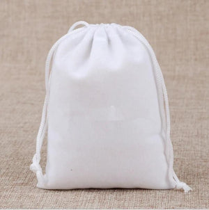 10pcs Velvet Drawstring Pouch for Jewelry Wedding Party Storage
