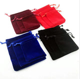 10pcs Velvet Drawstring Pouch for Jewelry Wedding Party Storage
