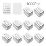 1000 Pieces Pre-Printed Clothing Marking Tags