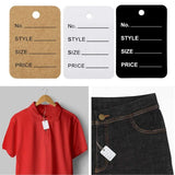 1000 Pieces Pre-Printed Clothing Marking Tags