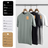 1000 Pieces Pre-Printed Clothing Marking Tags