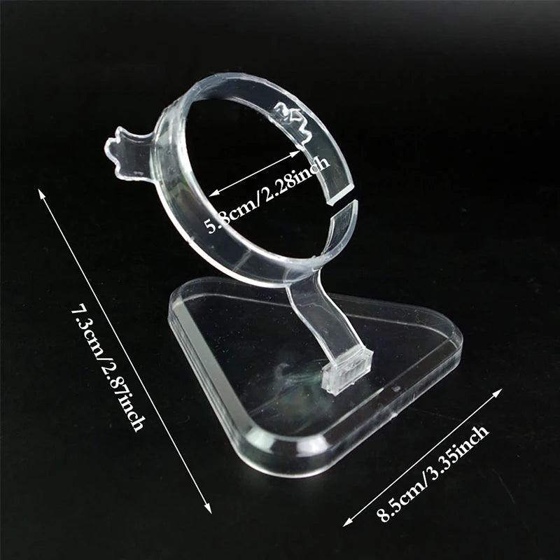 Clear Triangular Jewelry Bracelet Display Holder Bangle Organizer Rack