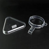Clear Triangular Jewelry Bracelet Display Holder Bangle Organizer Rack