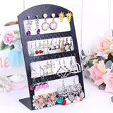 48 Holes Jewelry Organizer Stand Earring Holder Display Rack