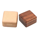 Wood Ring Organizer Case Portable Jewelry Box for Earrings