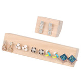 Wood Stud Earring Display Stand Holder Jewelry Storage Organizer