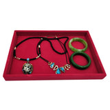 Stackable Jewelry Tray Necklace Pendant Ring Organizer Display
