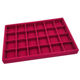 Stackable Jewelry Tray Necklace Pendant Ring Organizer Display