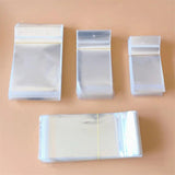 100pcs Clear Self-adhesive Opp Bag Small Plastic Bags for Candy Jewelry Packing